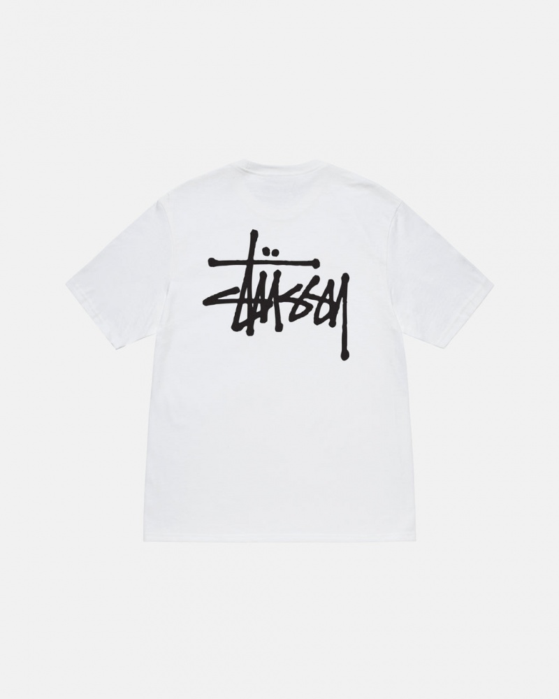 Stussy Basic Stussy Tee Tees Damen Weiß Österreich | YSU-1419