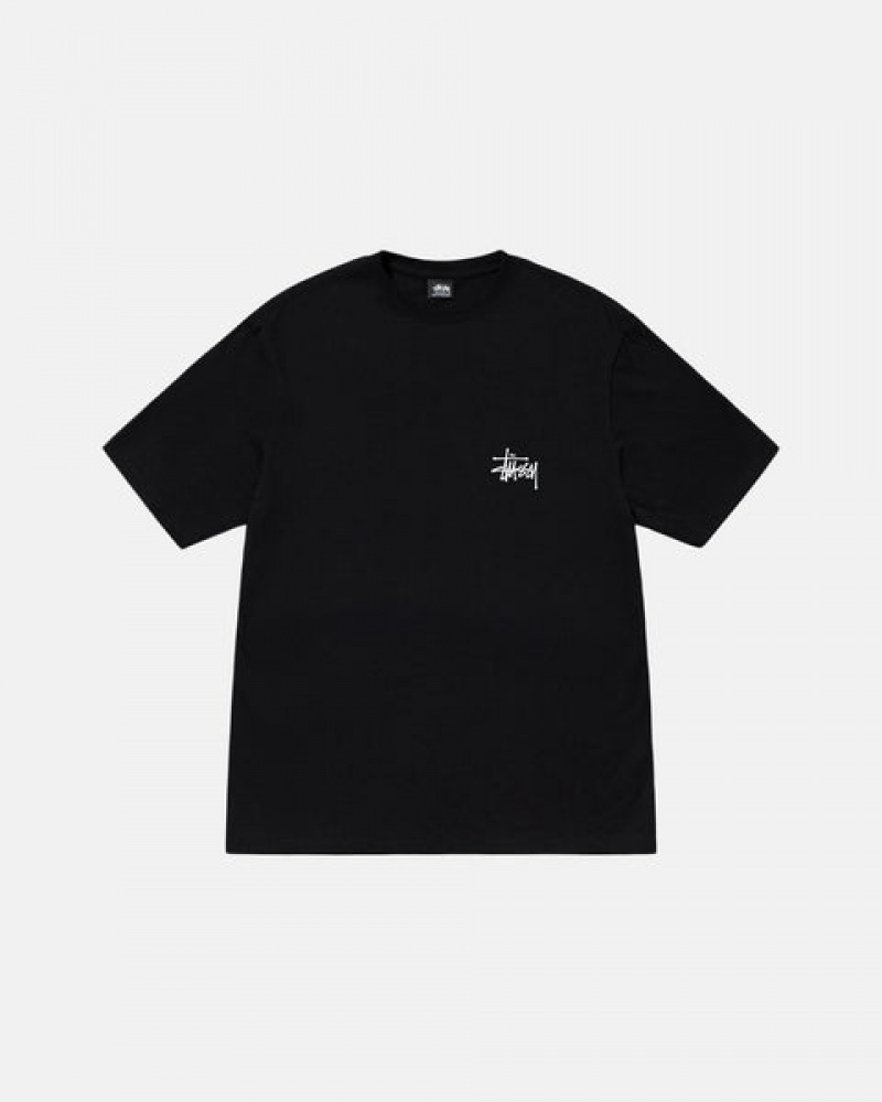 Stussy Basic Stussy Tee Tees Herren Schwarz Österreich | VTN-4299