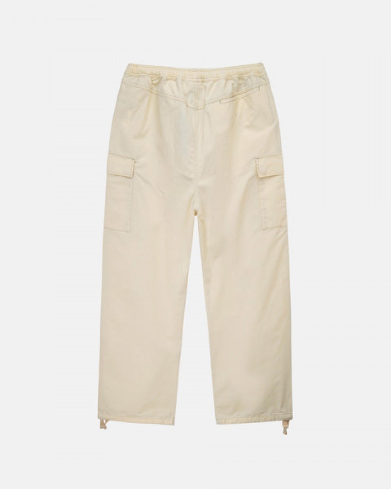 Stussy Beach Pant Ripstop Cargo Hose Damen Weiß Österreich | CFE-5964