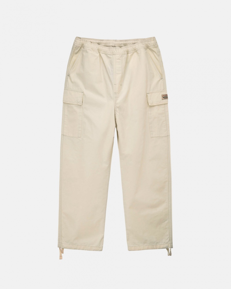 Stussy Beach Pant Ripstop Cargo Hose Damen Weiß Österreich | CFE-5964