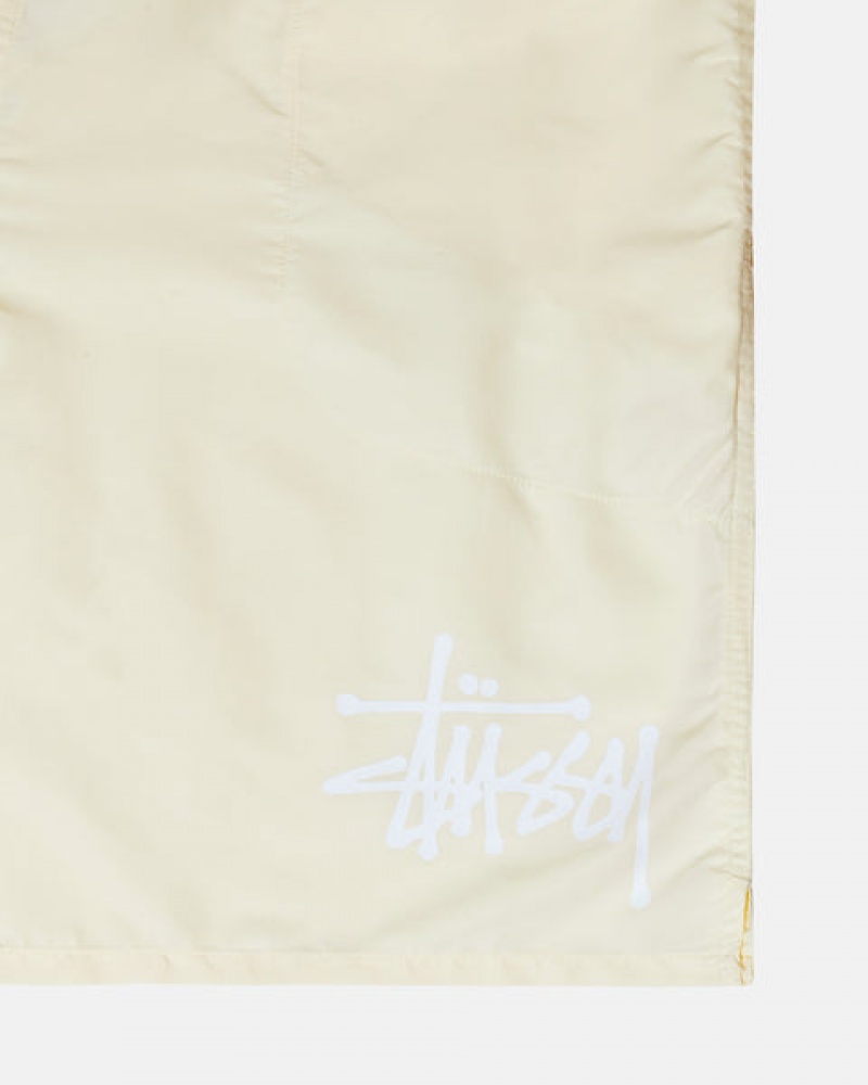 Stussy Big Basic Wasser Kurzes Bademode Herren Weiß Österreich | NIC-3194