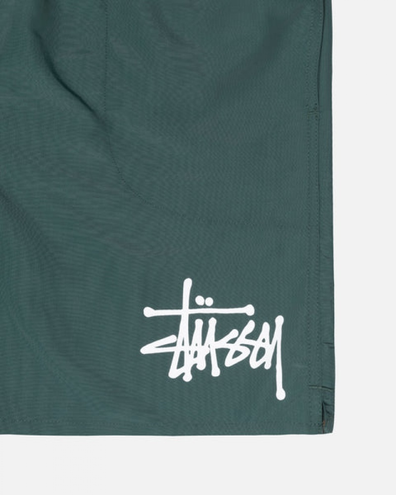 Stussy Big Basic Wasser Kurzes Bademode Herren Grün Österreich | REU-2086