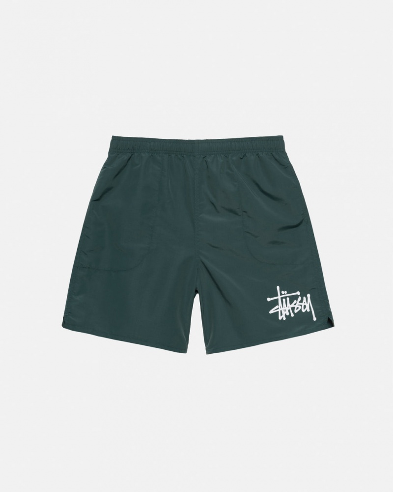 Stussy Big Basic Wasser Kurzes Bademode Herren Grün Österreich | REU-2086