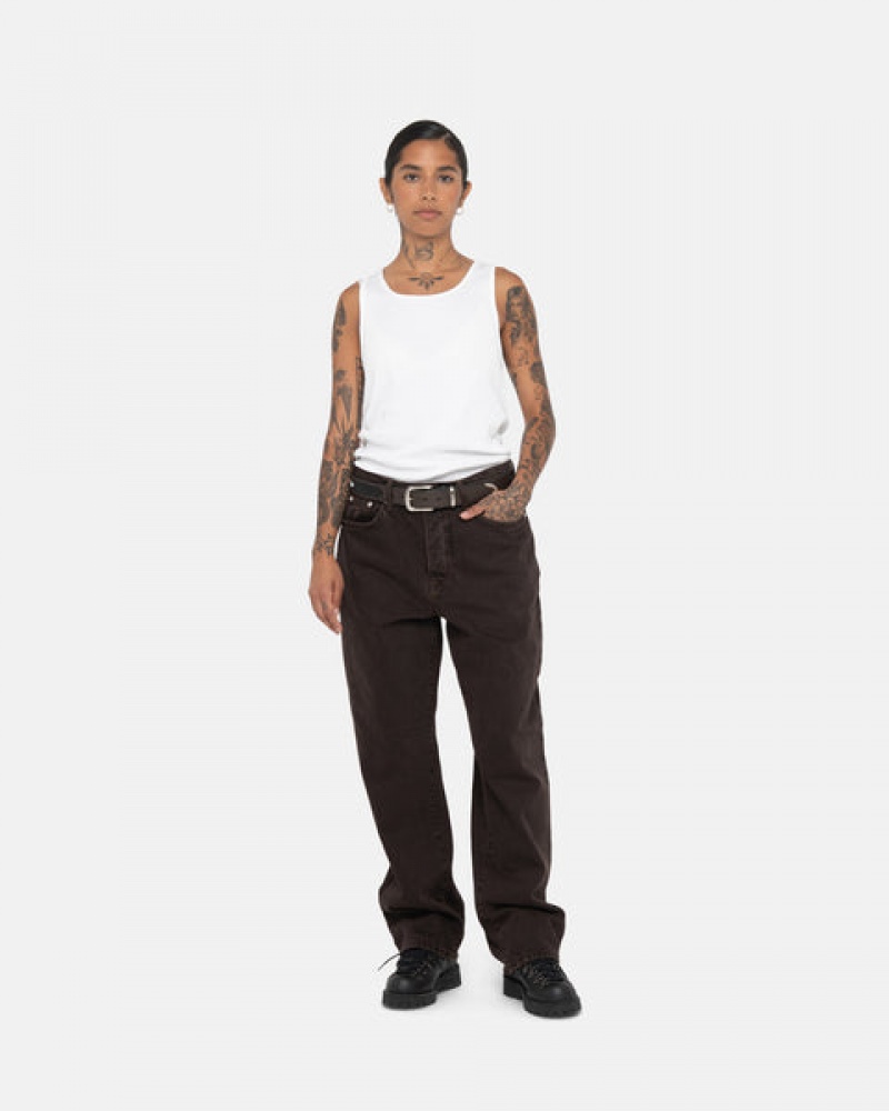 Stussy Big Ol' Jean Denim Hose Damen Schwarz Österreich | OXJ-2055