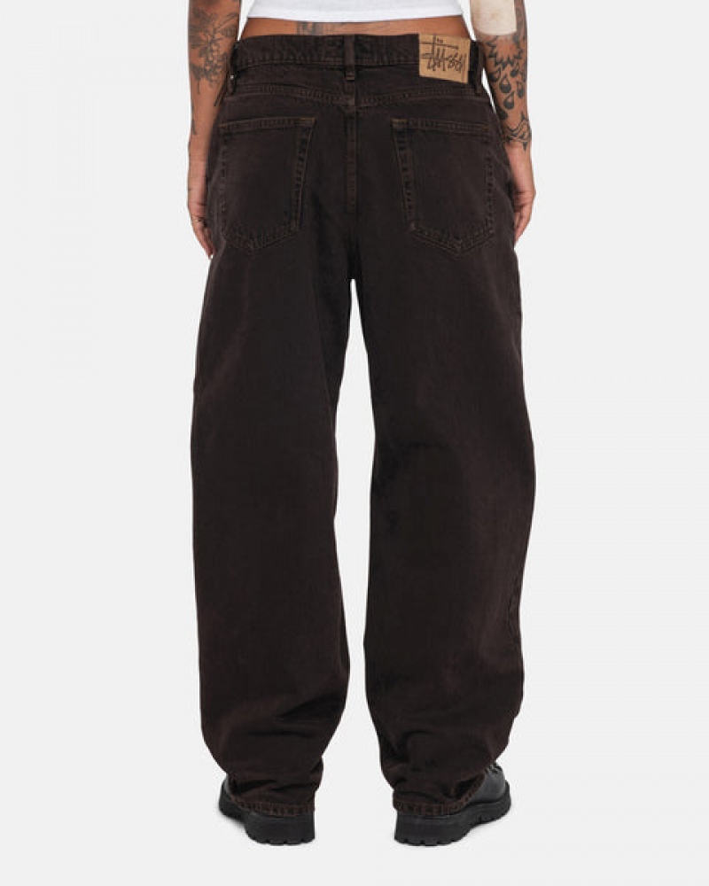 Stussy Big Ol' Jean Denim Hose Damen Schwarz Österreich | OXJ-2055