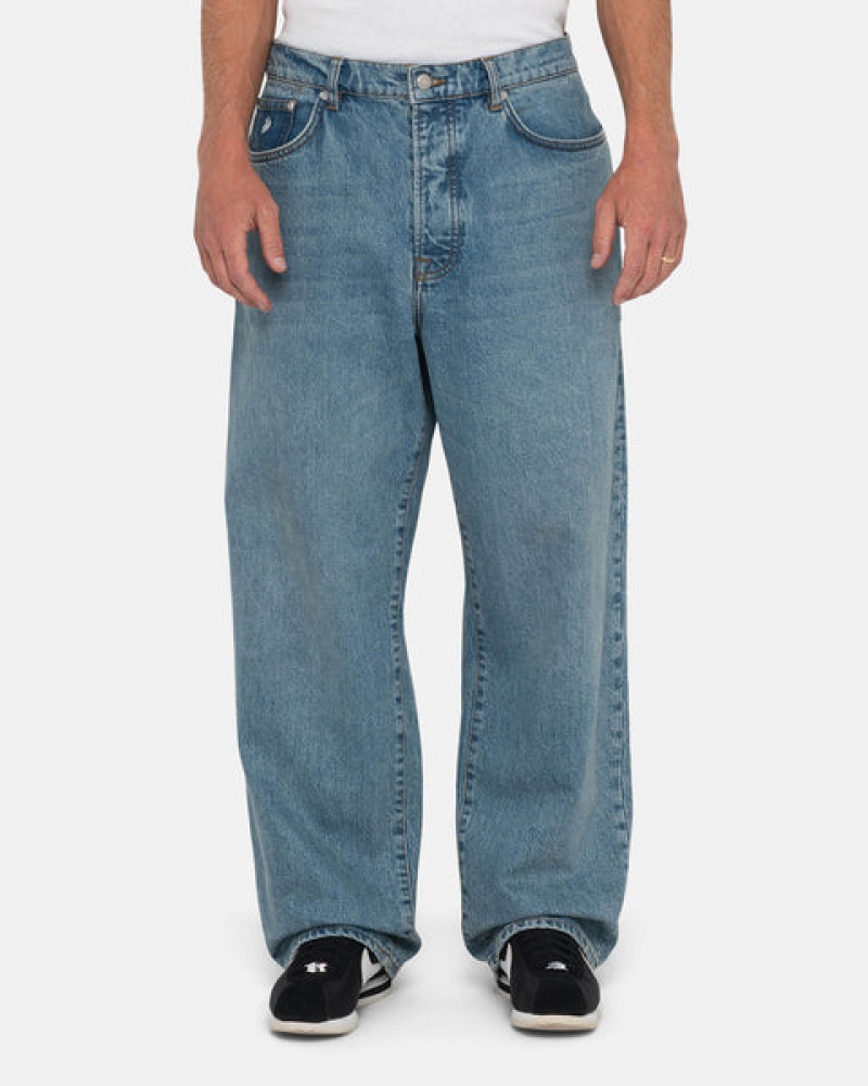 Stussy Big Ol' Jean Denim Hose Herren Blau Österreich | ZWQ-1629