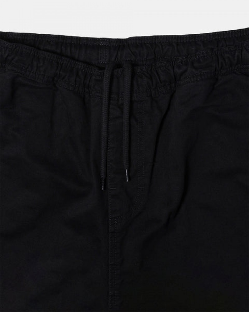 Stussy Brushed Beach Kurzes Kurze Hose Damen Schwarz Österreich | RKV-5651