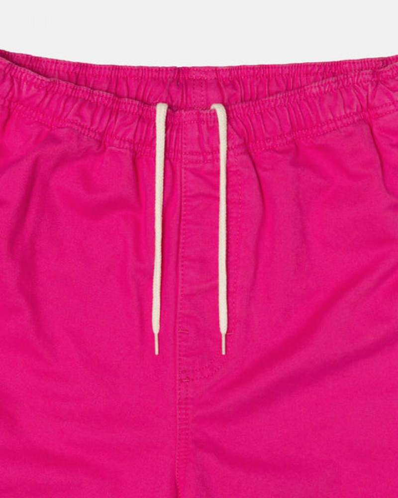 Stussy Brushed Beach Kurzes Kurze Hose Damen Rosa Österreich | JXK-7265