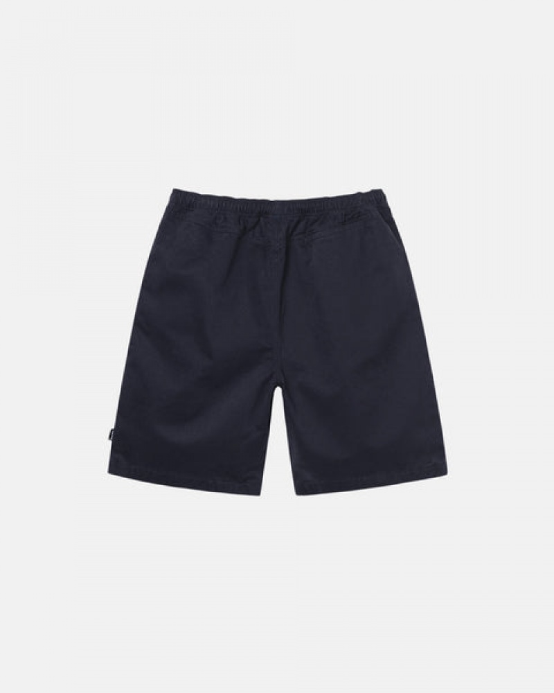 Stussy Brushed Beach Kurzes Kurze Hose Herren Navy Österreich | HNE-7391