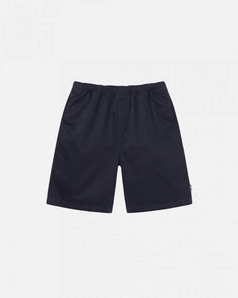 Stussy Brushed Beach Kurzes Kurze Hose Herren Navy Österreich | HNE-7391