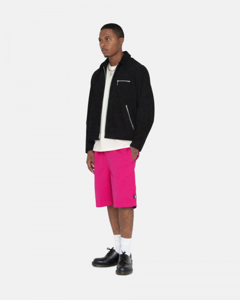 Stussy Brushed Beach Kurzes Kurze Hose Herren Rosa Österreich | NMG-6501