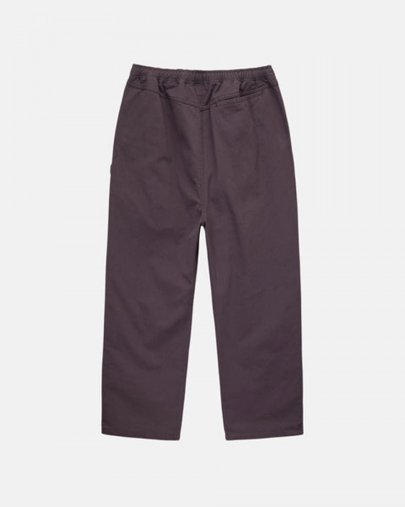 Stussy Brushed Beach Pant Hose Damen Bordeaux Österreich | LQN-6322