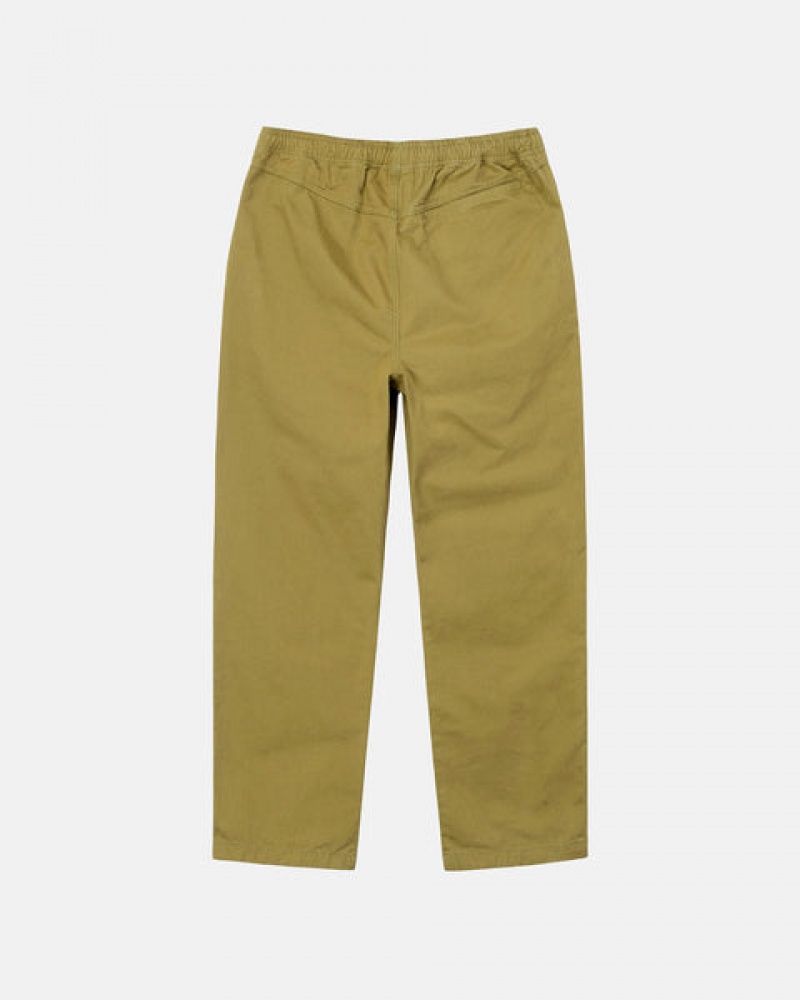 Stussy Brushed Beach Pant Hose Damen Dunkelolivgrün Österreich | KJL-1585