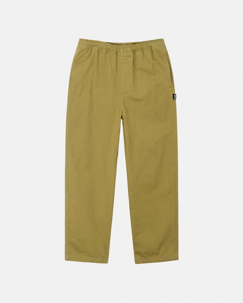 Stussy Brushed Beach Pant Hose Damen Dunkelolivgrün Österreich | KJL-1585