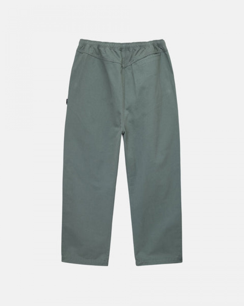 Stussy Brushed Beach Pant Hose Damen Grün Österreich | OMR-4945