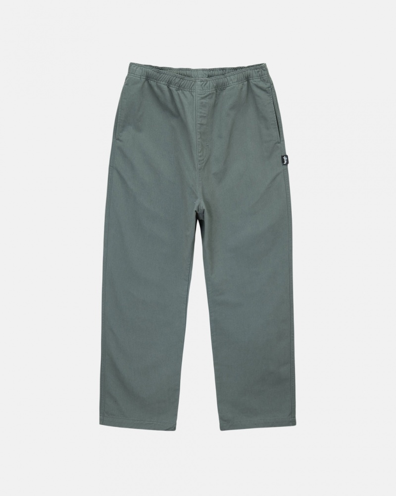 Stussy Brushed Beach Pant Hose Damen Grün Österreich | OMR-4945