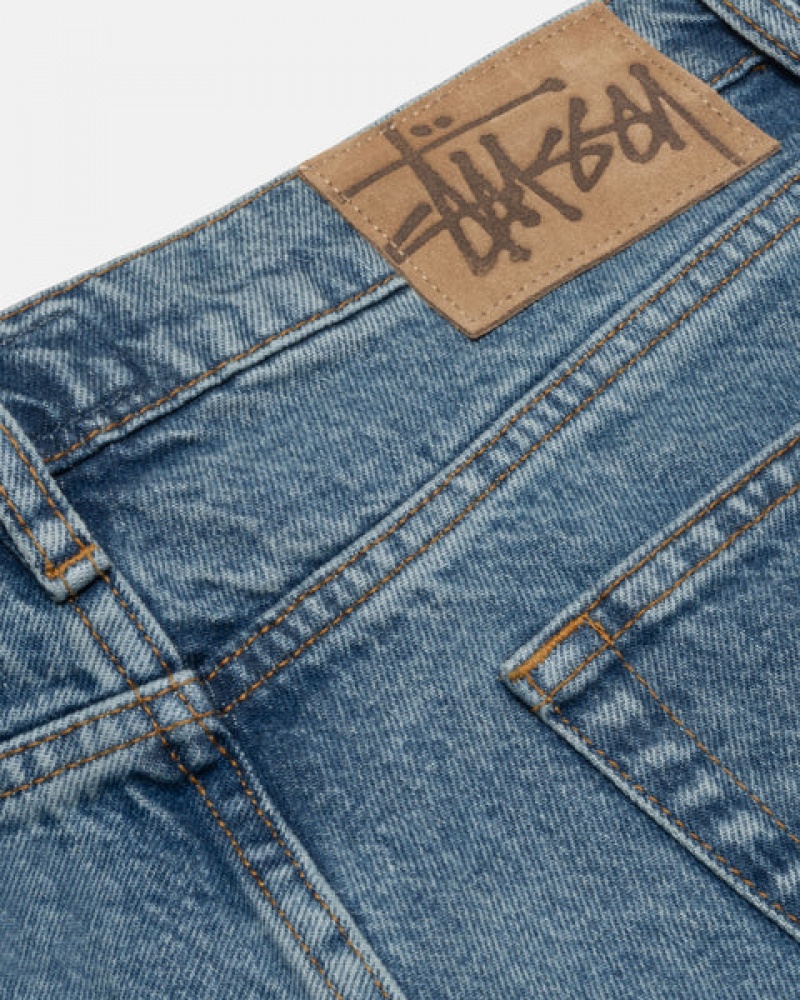 Stussy Klassische Jean Denim Denim Damen Blau Österreich | PCR-8465