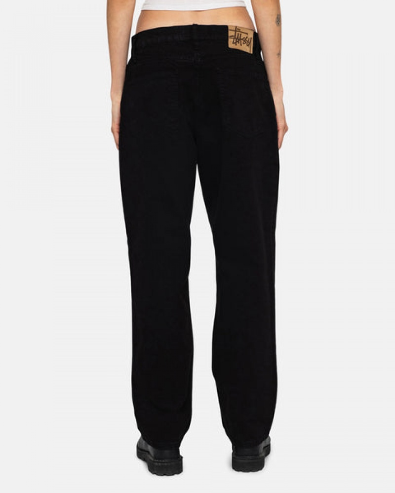 Stussy Klassische Jean Overdyed Hose Damen Schwarz Österreich | KKQ-9885