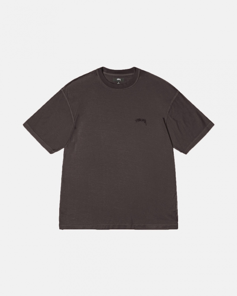 Stussy Lazy Tee Oberteile Damen Schwarz Österreich | PKR-6408