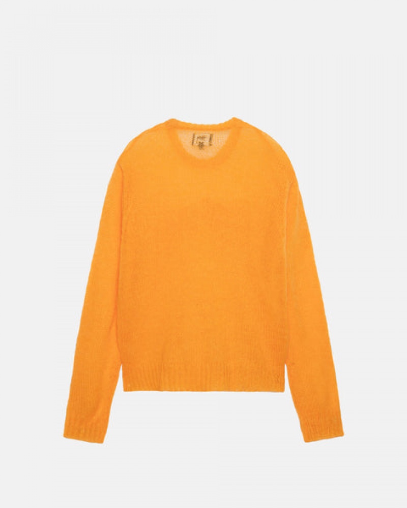 Stussy Loose Knit Pullover Pullover Damen Orange Österreich | CQM-1903