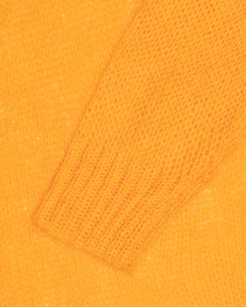 Stussy Loose Knit Pullover Pullover Damen Orange Österreich | CQM-1903