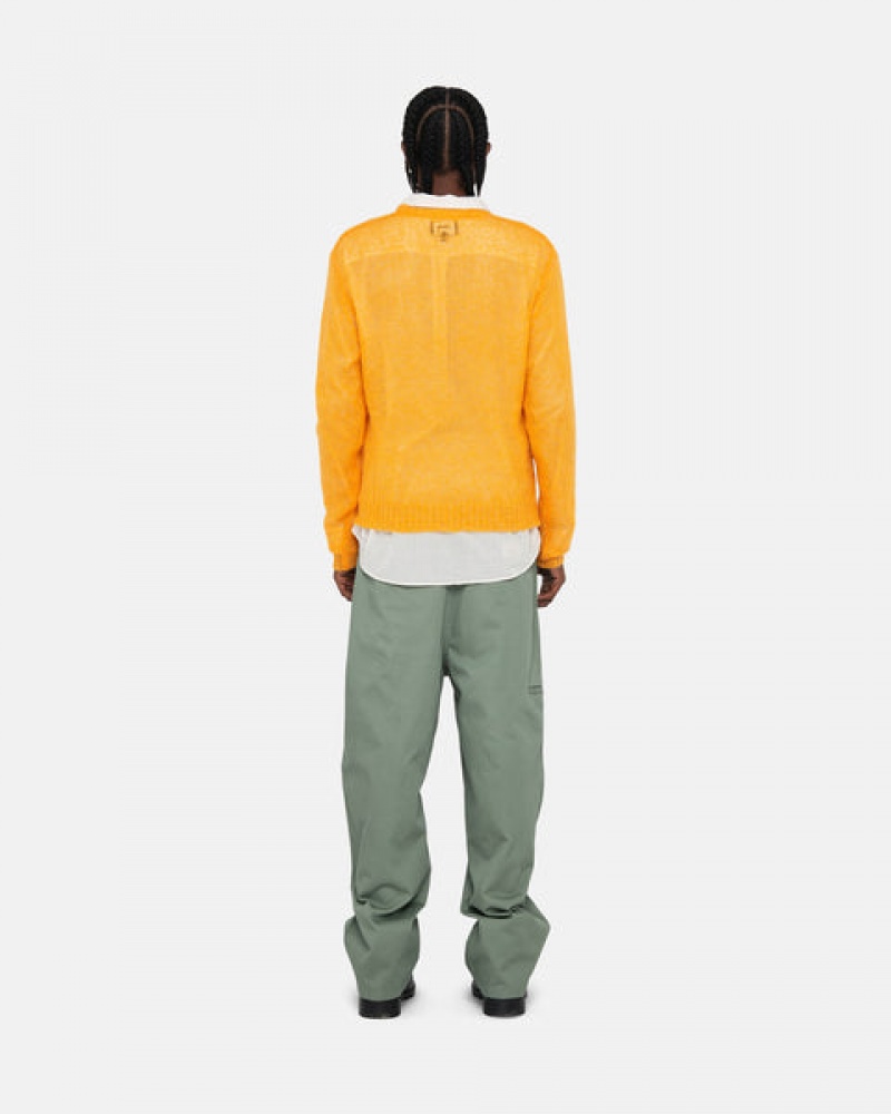 Stussy Loose Knit Pullover Pullover Damen Orange Österreich | CQM-1903