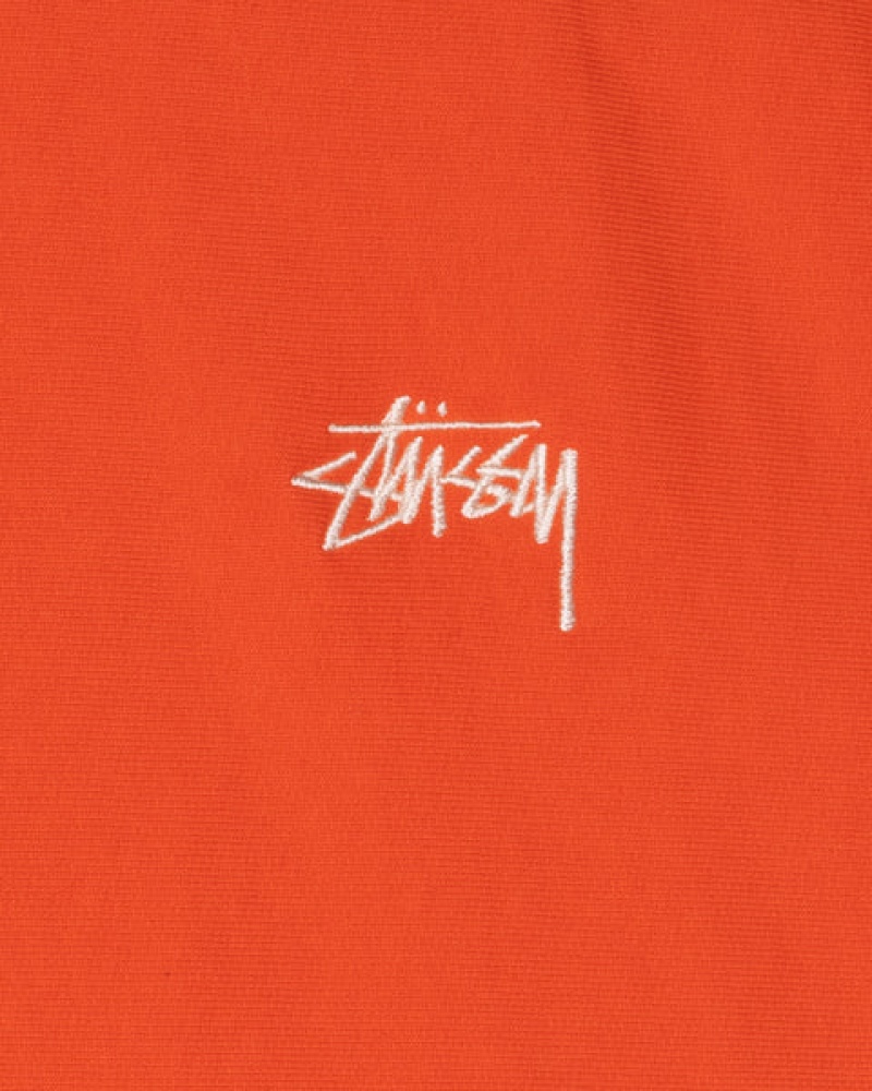 Stussy Overdyed Stock Logo Hoodie Hoodie Herren Orange Österreich | LVQ-8820