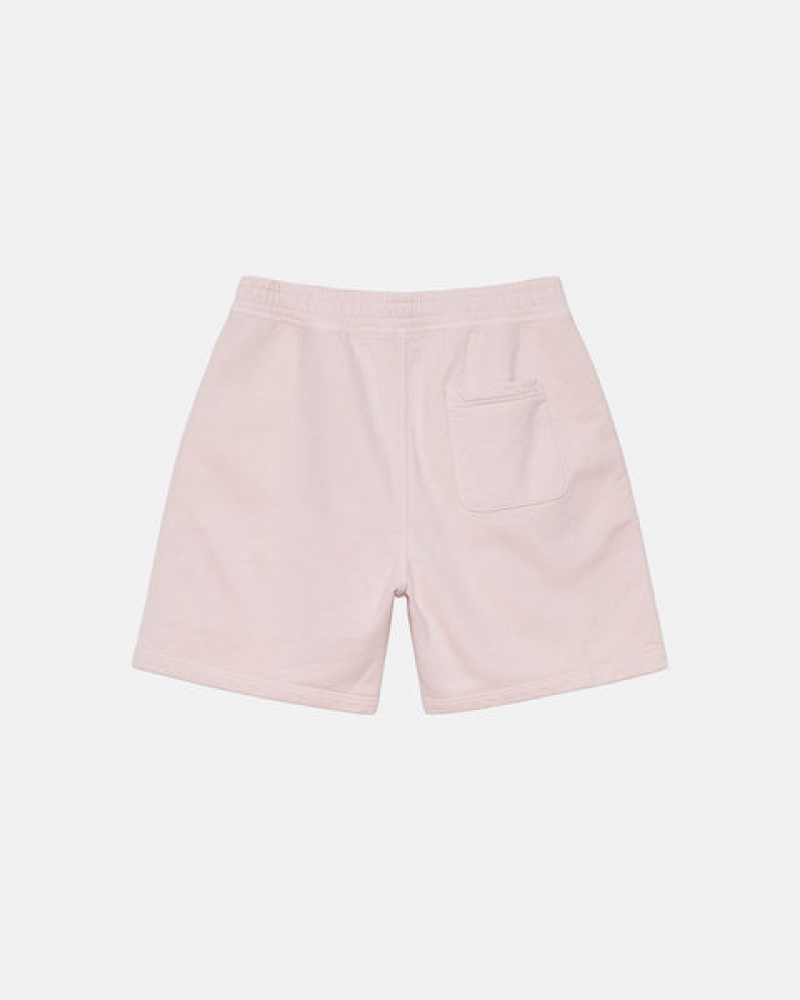 Stussy Overdyed Stock Logo Kurzes Kurze Hose Damen Rosa Österreich | GRU-9458