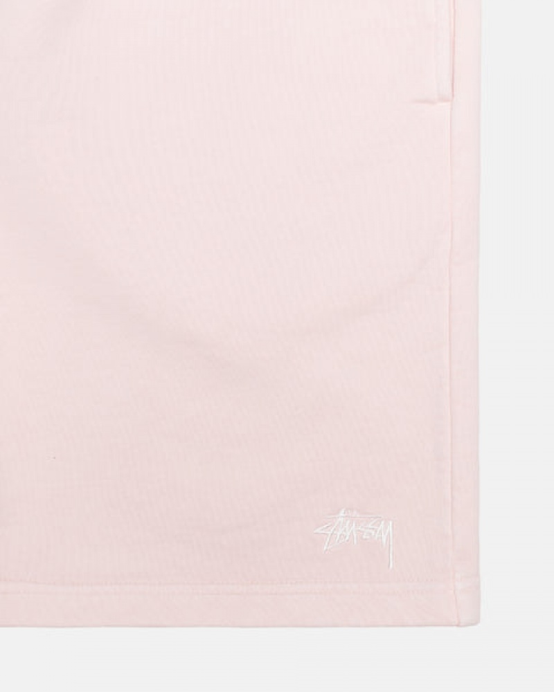 Stussy Overdyed Stock Logo Kurzes Kurze Hose Damen Rosa Österreich | GRU-9458