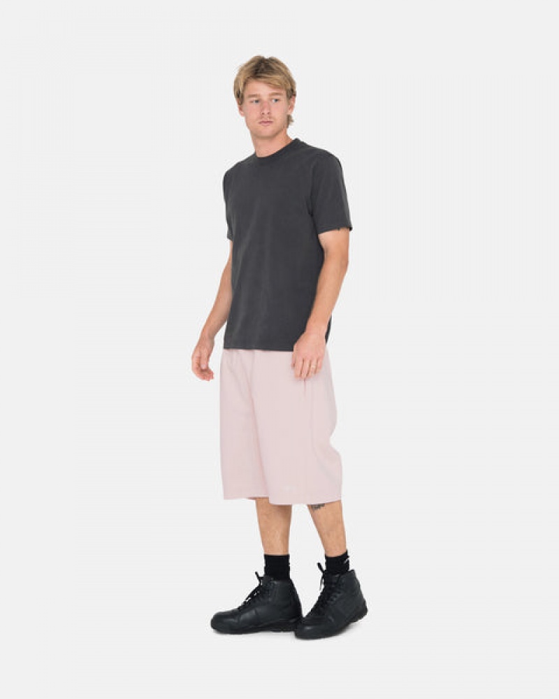 Stussy Overdyed Stock Logo Kurzes Kurze Hose Damen Rosa Österreich | GRU-9458