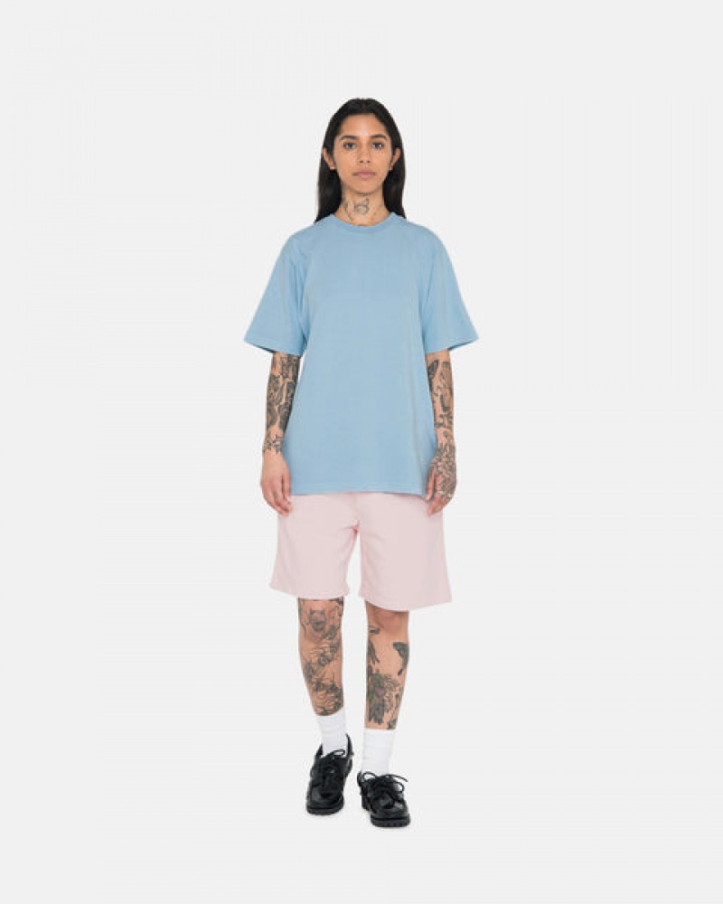 Stussy Overdyed Stock Logo Kurzes Kurze Hose Damen Rosa Österreich | GRU-9458