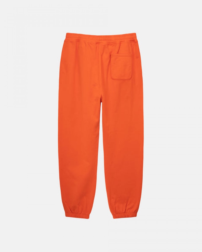 Stussy Overdyed Stock Logo Pant Sweatshirts Herren Orange Österreich | LVA-6210