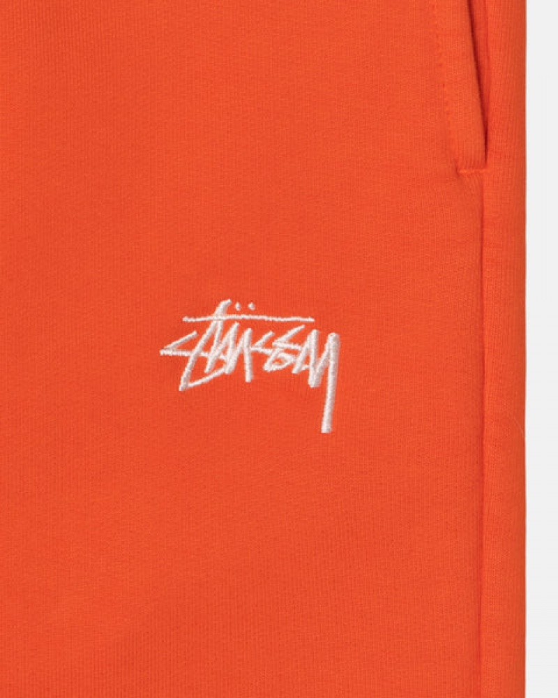 Stussy Overdyed Stock Logo Pant Sweatshirts Herren Orange Österreich | LVA-6210