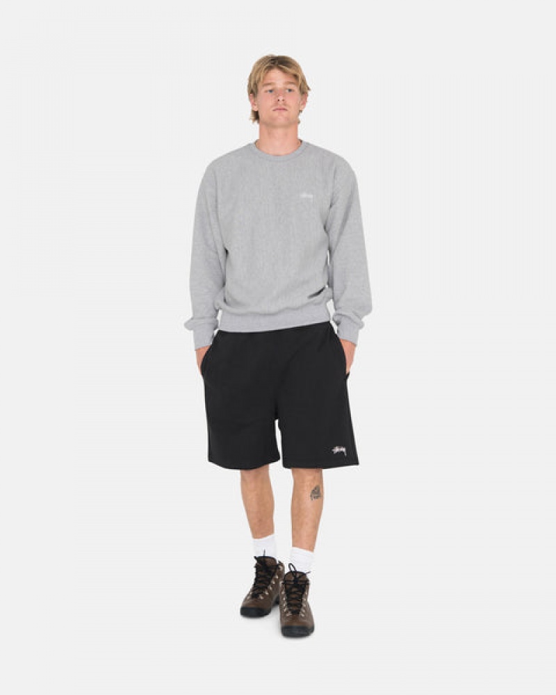 Stussy Overdyed Stock Logo Sweat Kurzes Kurze Hose Herren Schwarz Österreich | RZD-8594