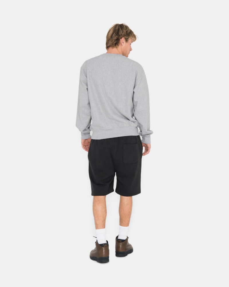 Stussy Overdyed Stock Logo Sweat Kurzes Sweatshorts Herren Schwarz Österreich | SNC-1069