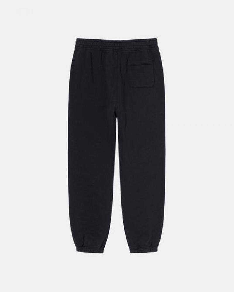 Stussy Overdyed Stock Logo Sweatpant Sweathose Herren Schwarz Österreich | XEW-5195