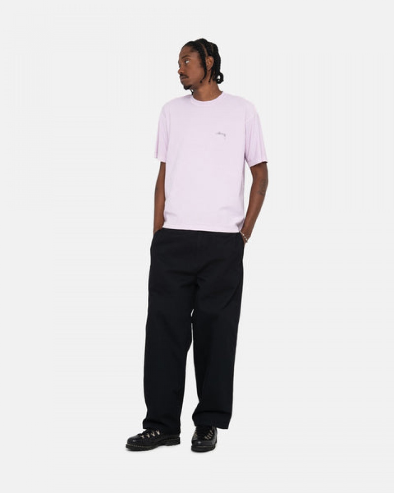 Stussy Pig. Dyed Inside Out Crew Oberteile Herren Lila Österreich | MWL-9741