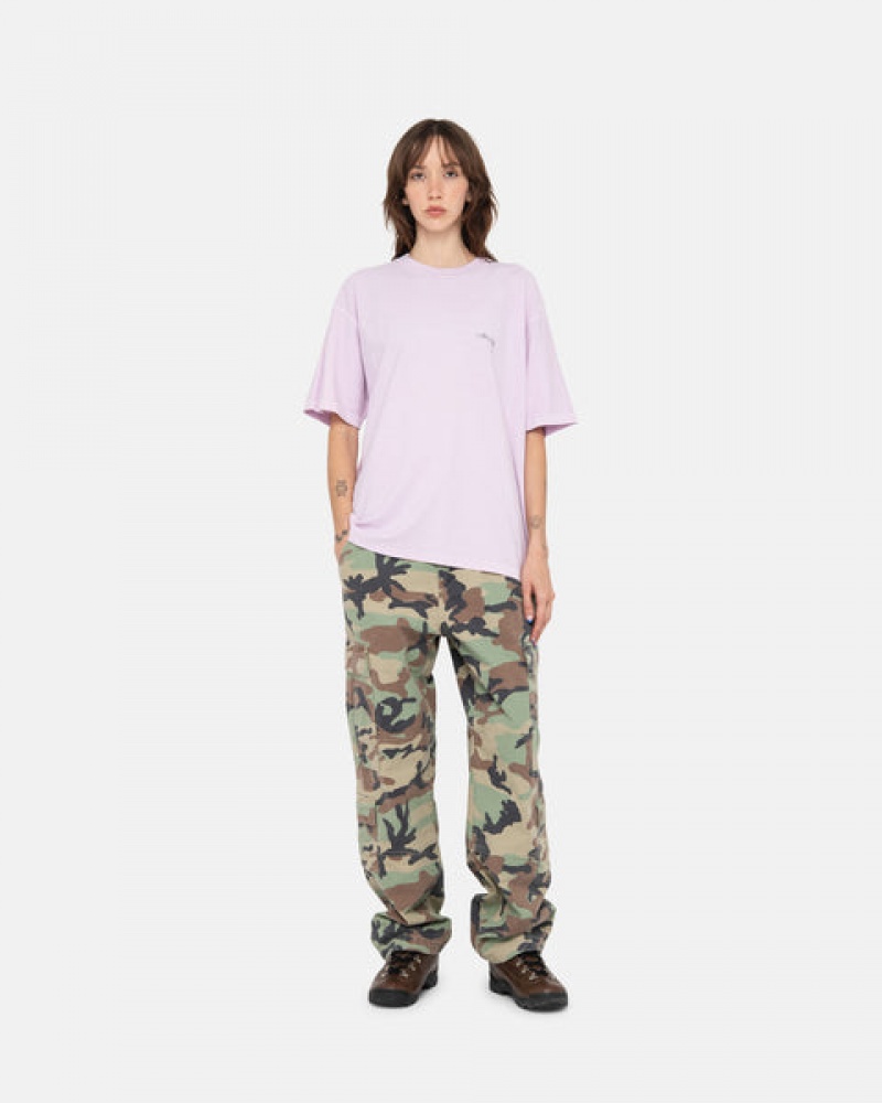 Stussy Pig. Dyed Inside Out Crew Oberteile Herren Lila Österreich | MWL-9741