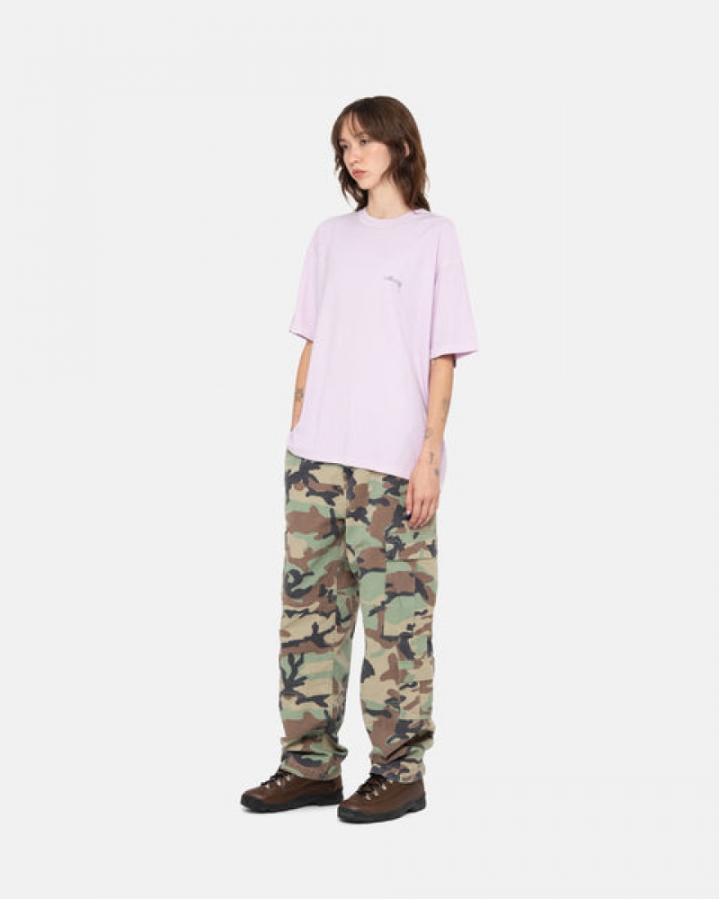 Stussy Pig. Dyed Inside Out Crew Oberteile Herren Lila Österreich | MWL-9741