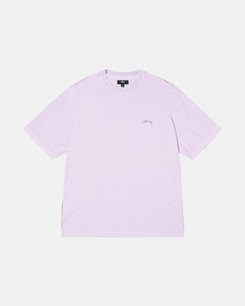 Stussy Pig. Dyed Inside Out Crew Oberteile Herren Lila Österreich | MWL-9741