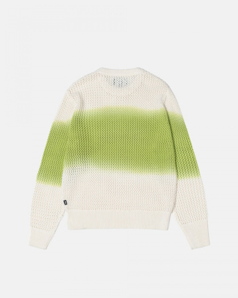 Stussy Pigment Dyed Loose Gauge Knit Pullover Pullover Herren Dunkelgrün Österreich | QIV-0608