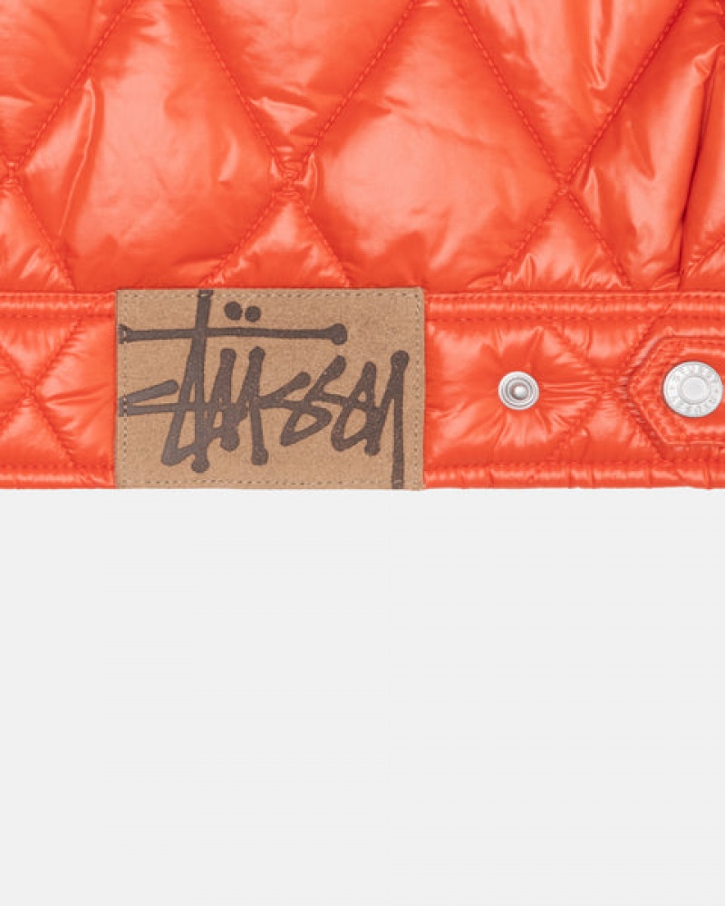 Stussy Ranch Jacket Gesteppt Nylon Jacken Herren Rot Österreich | MOS-3620