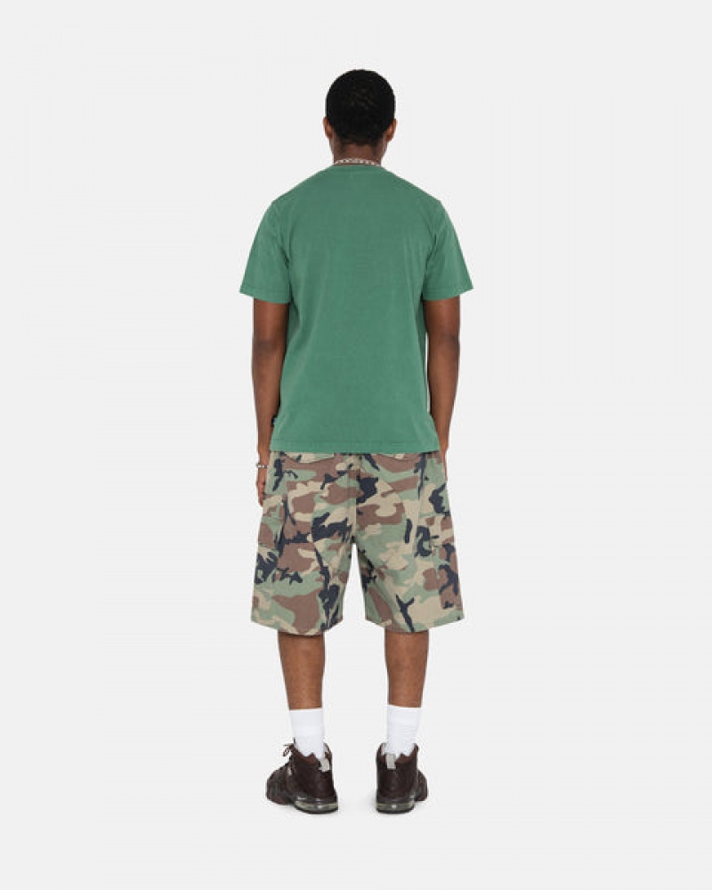 Stussy Ripstop Cargo Beach Kurzes Kurze Hose Herren Camouflage Österreich | TRO-9468