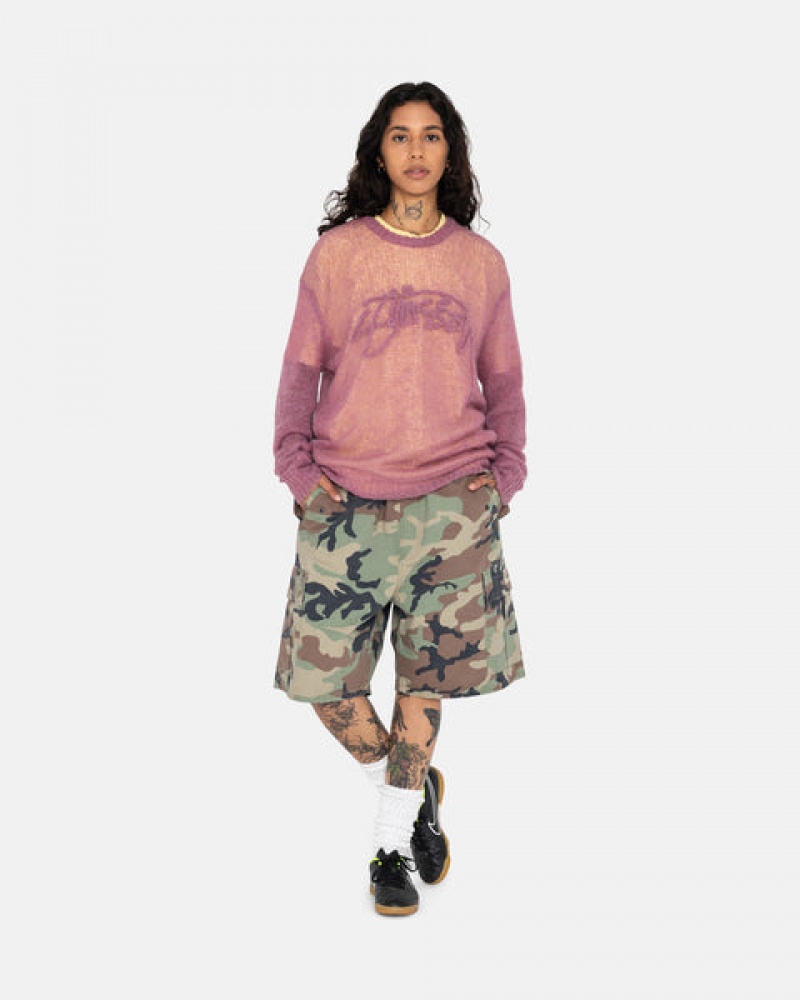 Stussy Ripstop Cargo Beach Kurzes Kurze Hose Herren Camouflage Österreich | TRO-9468