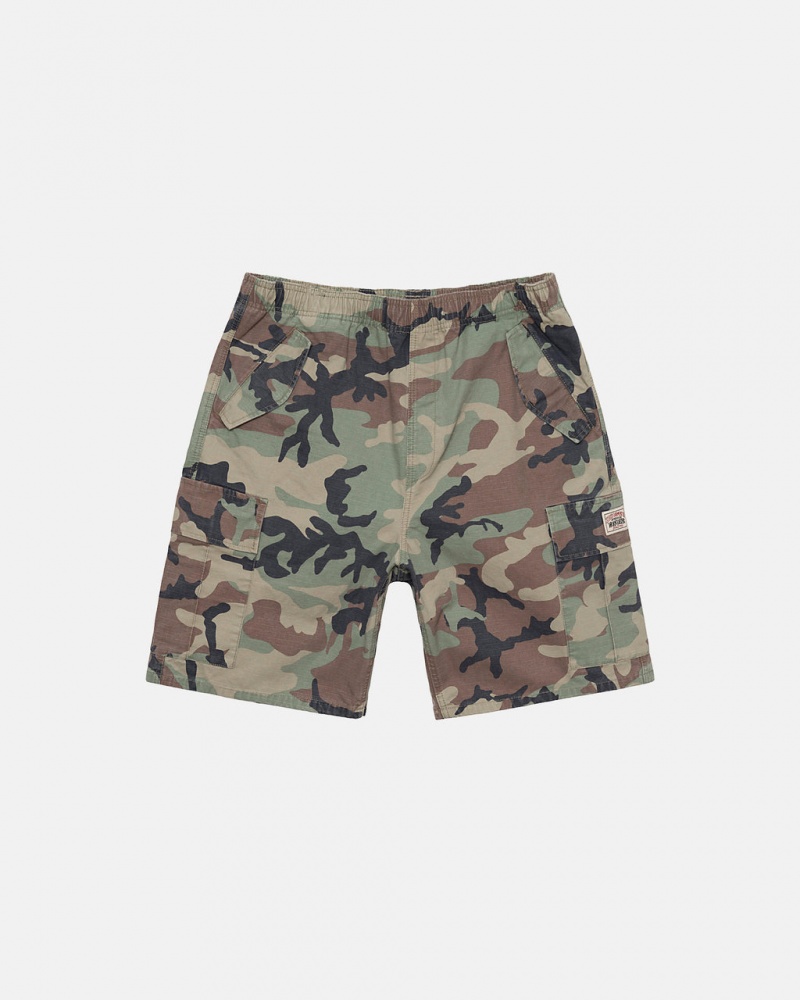 Stussy Ripstop Cargo Beach Kurzes Kurze Hose Herren Camouflage Österreich | TRO-9468