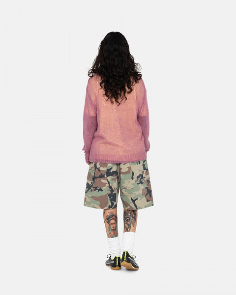 Stussy Ripstop Cargo Beach Kurzes Kurze Hose Damen Camouflage Österreich | PXM-6975