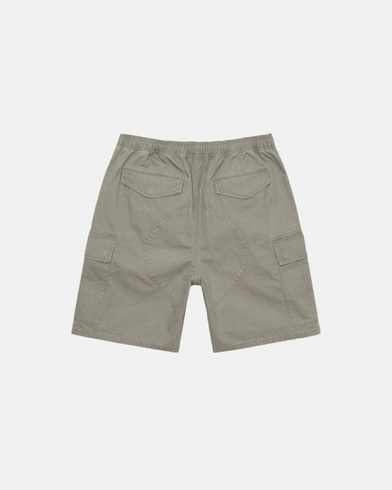 Stussy Ripstop Cargo Beach Kurzes Kurze Hose Damen Olivgrün Österreich | GOP-1908