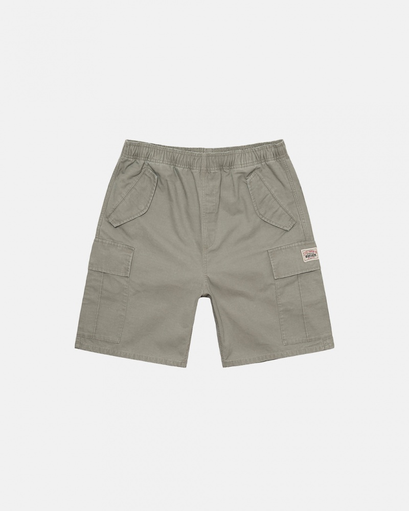 Stussy Ripstop Cargo Beach Kurzes Kurze Hose Damen Olivgrün Österreich | GOP-1908