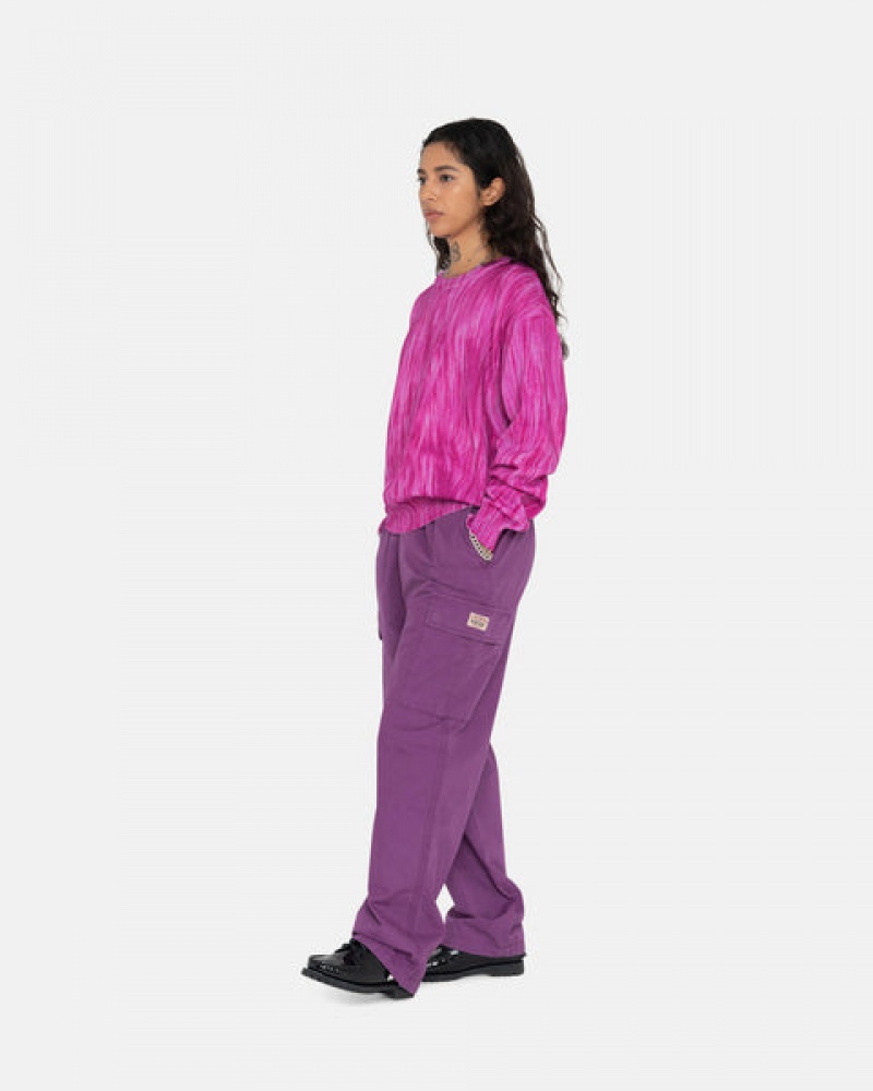 Stussy Ripstop Cargo Beach Pant Hose Damen Lila Österreich | DZD-4500