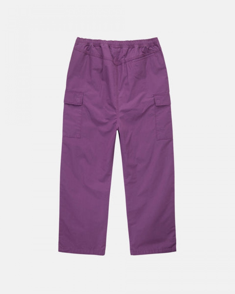 Stussy Ripstop Cargo Beach Pant Hose Damen Lila Österreich | DZD-4500